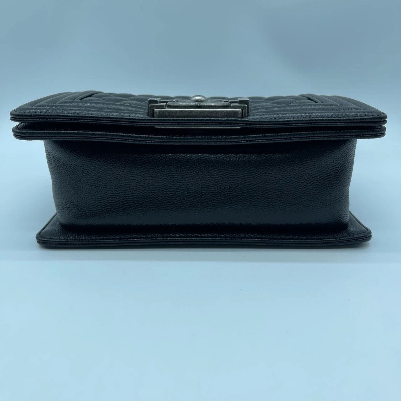 CHANEL Pre-owned Black Small Calfskin Flap Crossbody Shoulder Bag For Women