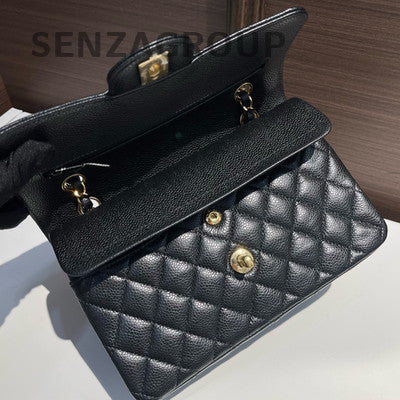 Chanel Black Caviar Small Classic Flap Bag - Timeless Women's Shoulder Crossbody