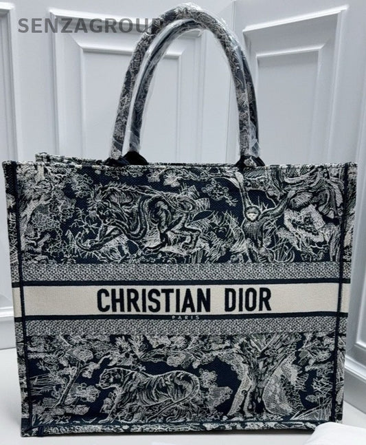 Christian Dior BOOK Classic Zoo Series tote Shoulder bag Almost Brand NEW