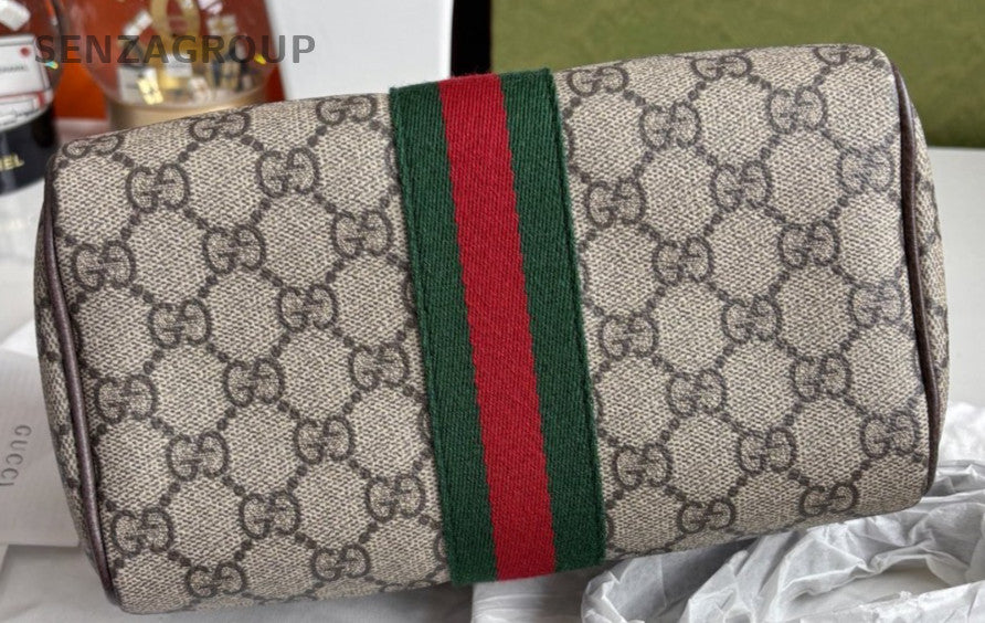 Gucci Ophidia Boston GG Monogram Handbag 2WAY Crossbody NEW with Tags