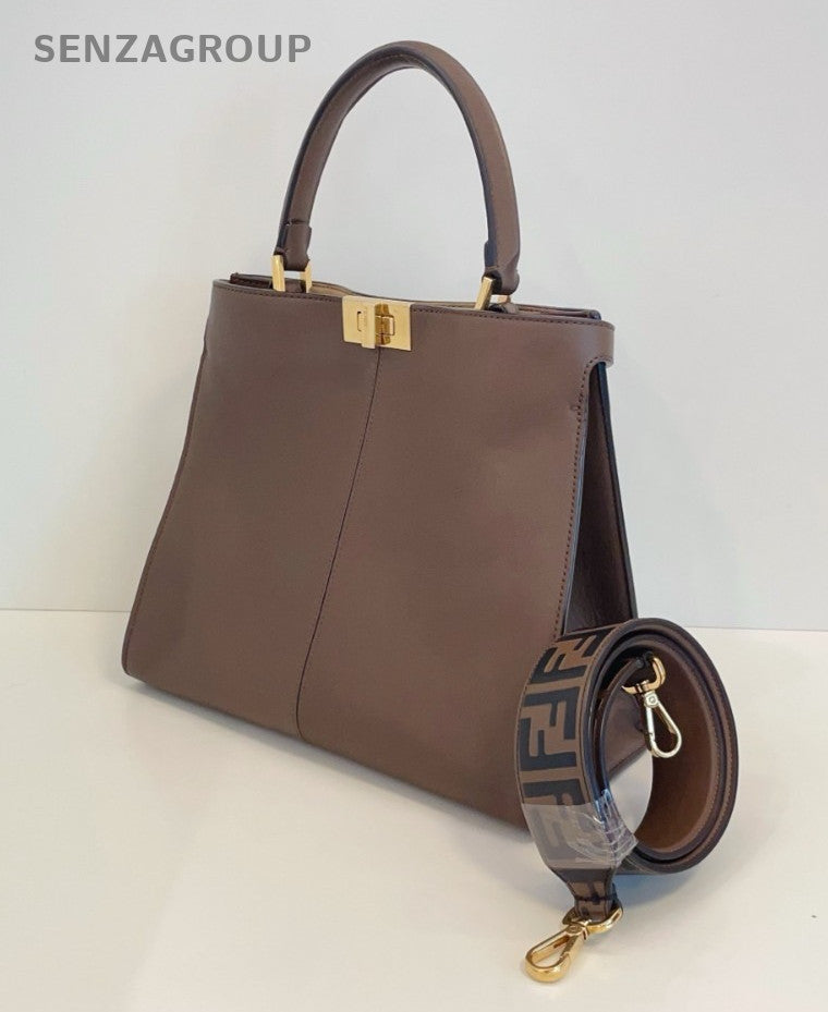FENDI Peekaboo X-Lite Top Handle 2way Shoulder Handbag Women