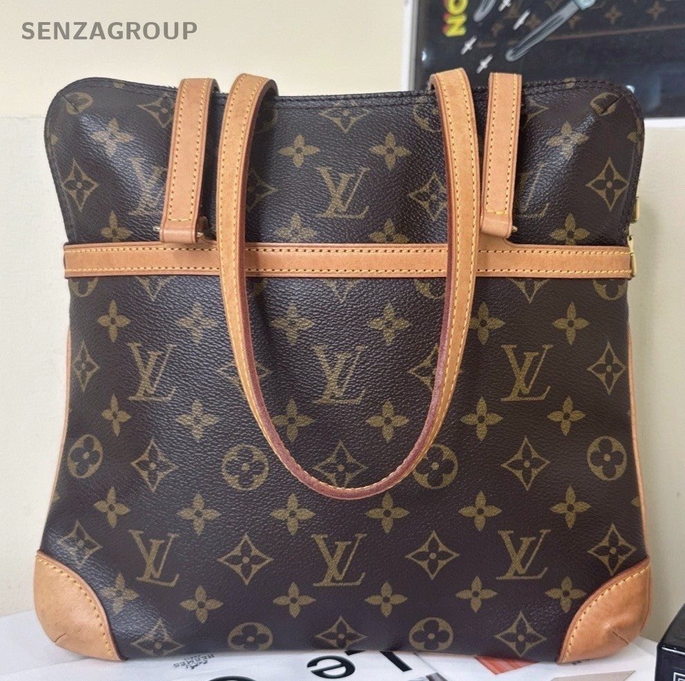 Louis Vuitton Monogram Vintage Shoulder Bag Brown Gold Used Women Classic