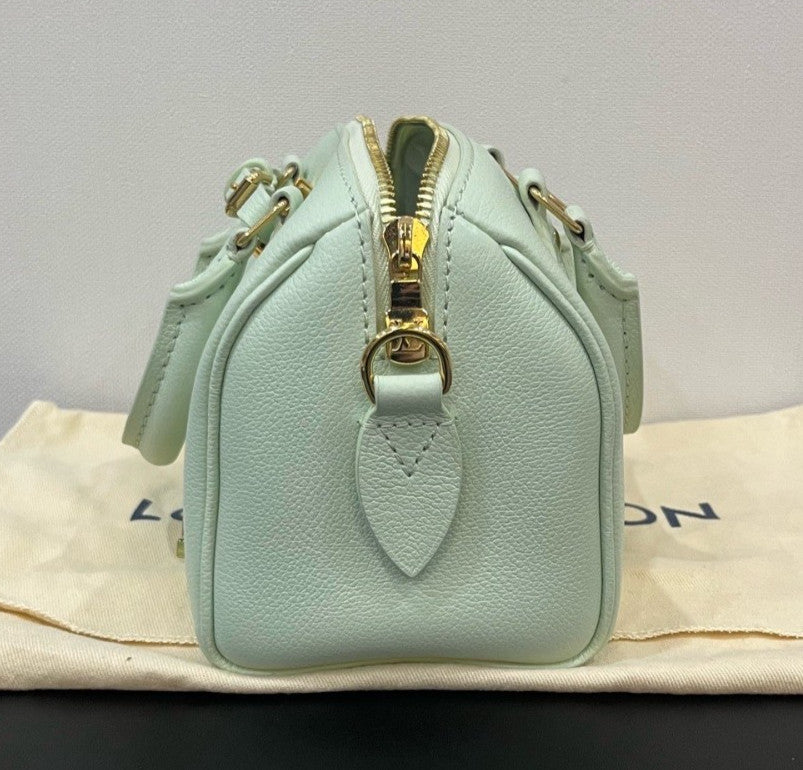 Louis Vuitton Speedy 18 All Leather Peppermint green 2WAY Shoulder Handbag