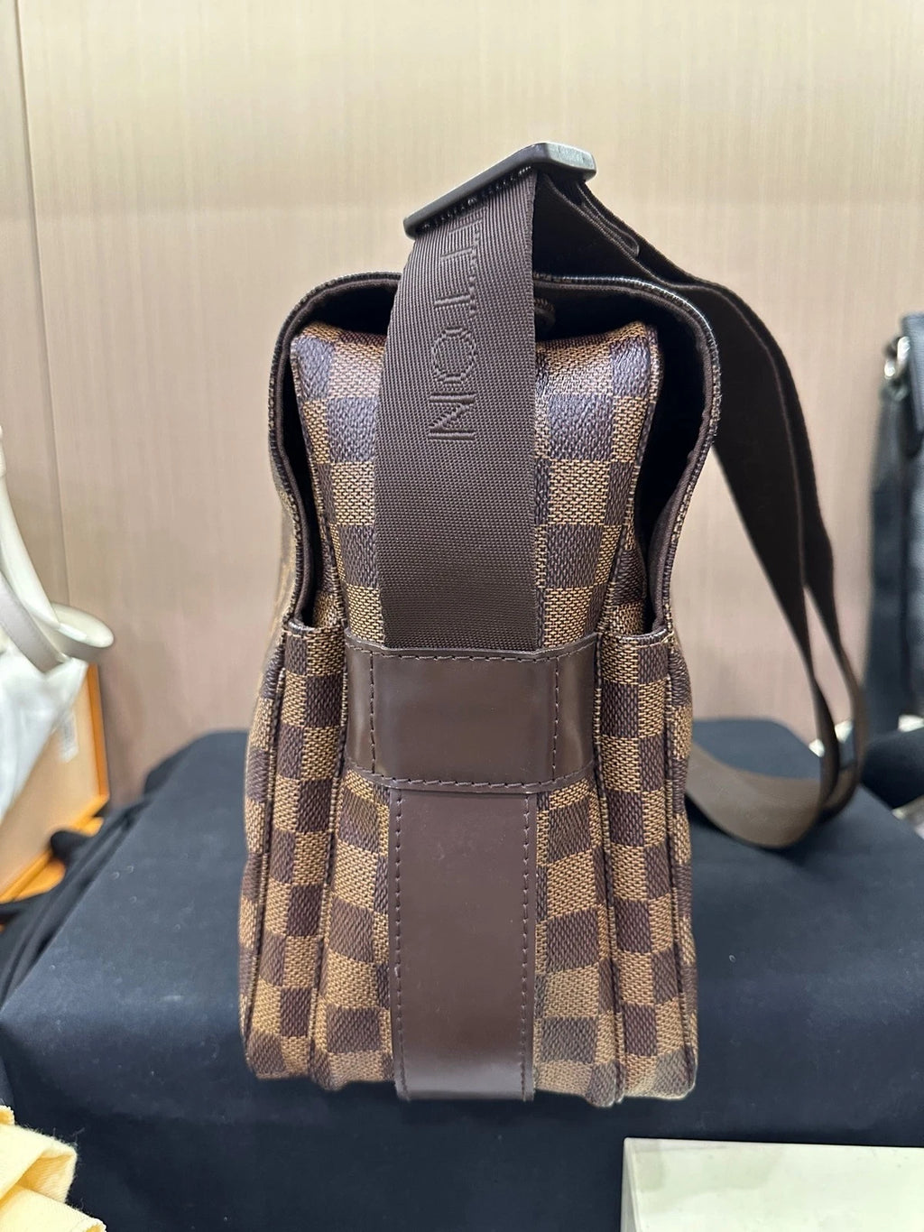 Louis Vuitton Monogram Canvas Damier Shoulder Tofu Bag For Women