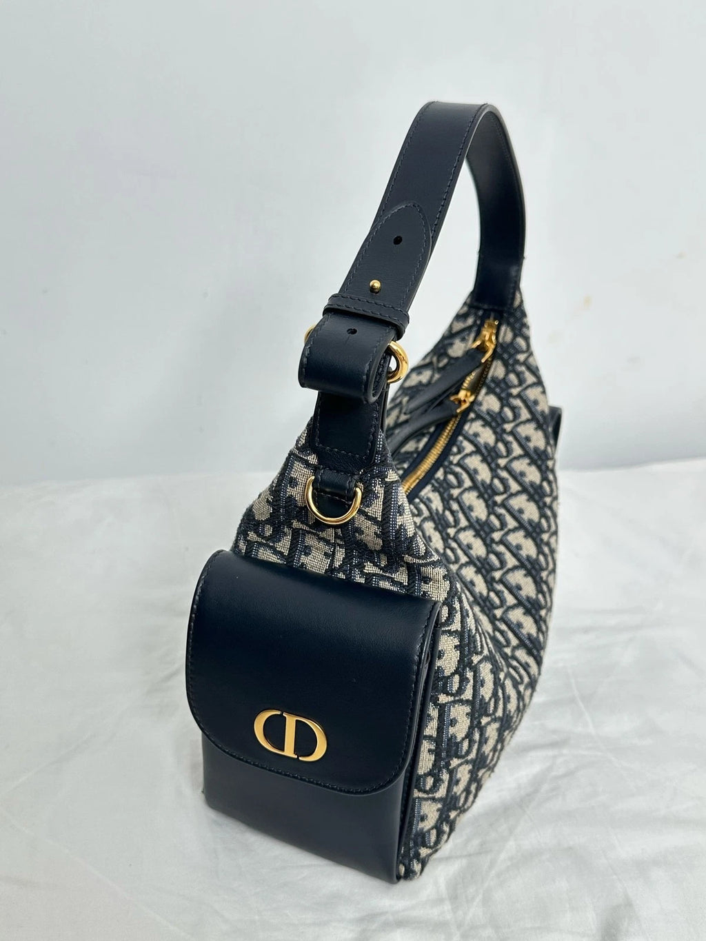 Dior D-Dream Oblique Monogram Canvas Lunch Box Bag For Women