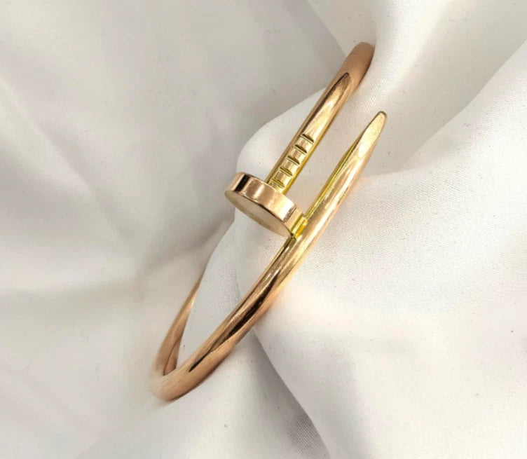 Cartier Juste Un Clou 18k Rose Gold Wide Bangle Bracelet Size16（5.9-6.2 in）
