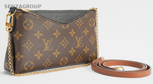 Louis Vuitton Monogram M41639 Pallas Clutch  Shoulder Bag