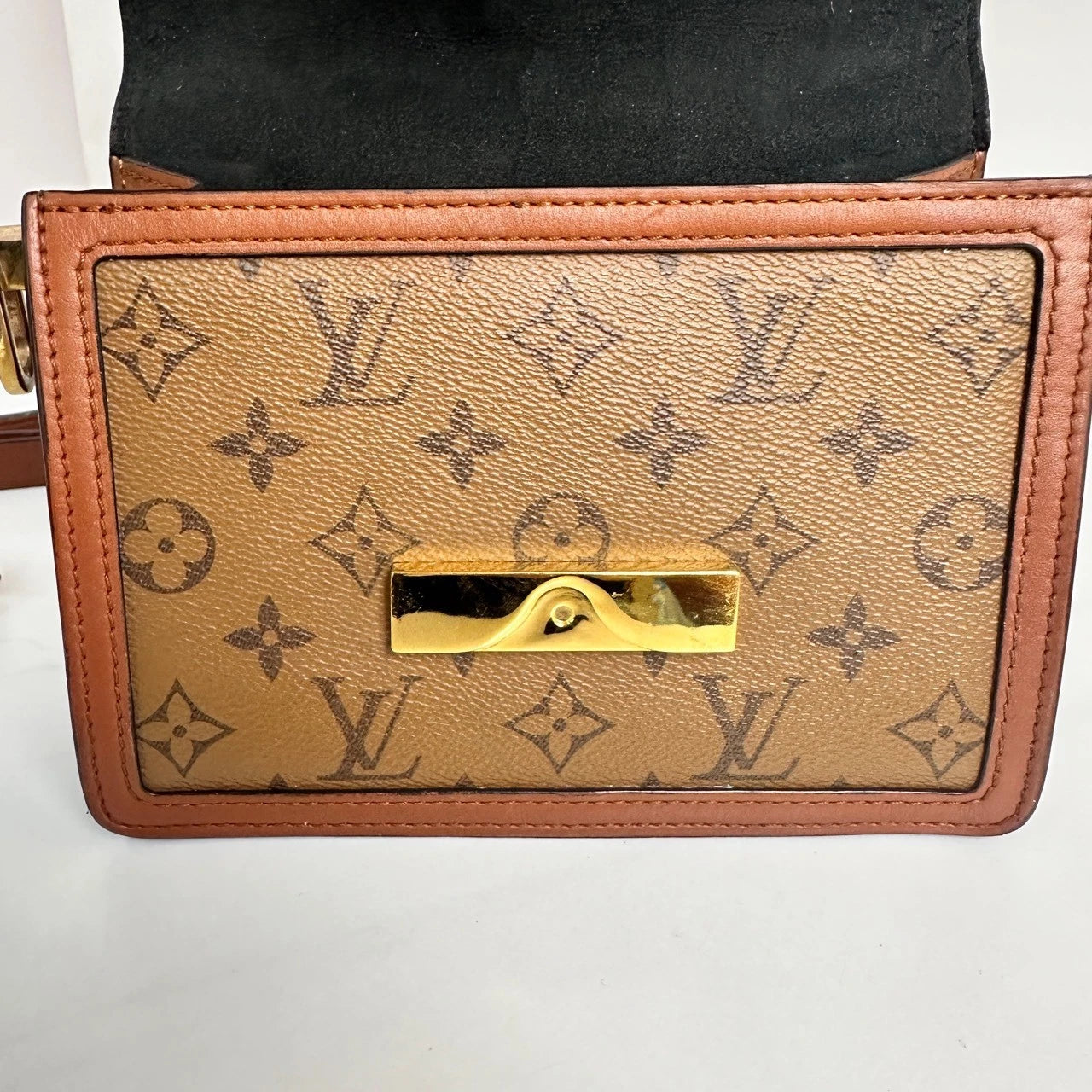 Louis Vuitton Dauphine Small Canvas Shoulder Bag For Women
