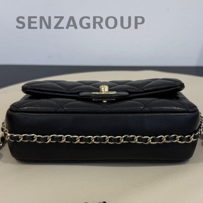 Chanel Mini Quilted Lambskin Chain Shoulder Bag - Classic Women's