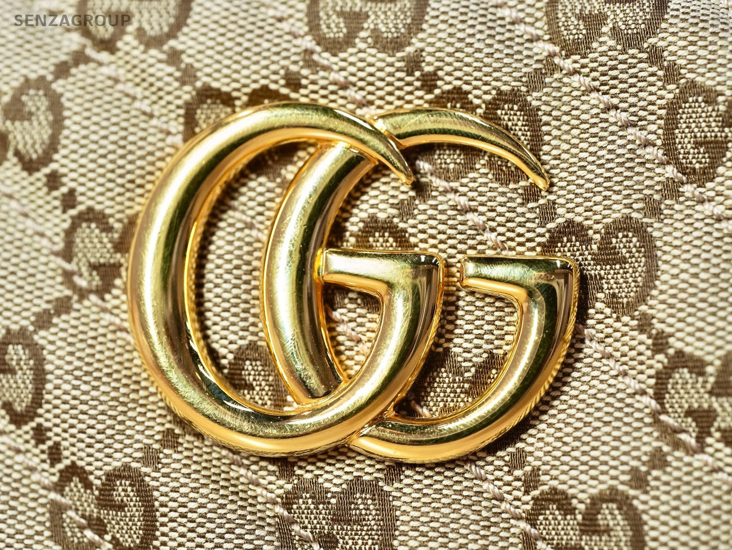 GUCCI GG Monogram Classic Camera bag GM Crossbody Canvas