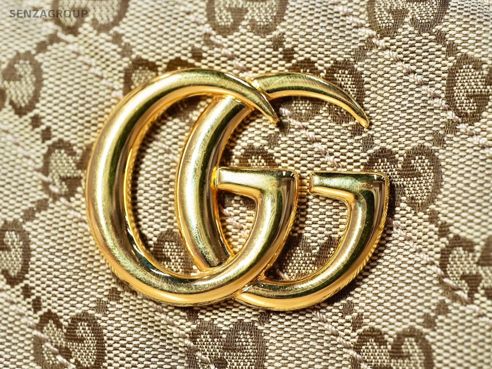 GUCCI GG Monogram Classic Camera bag GM Crossbody Canvas