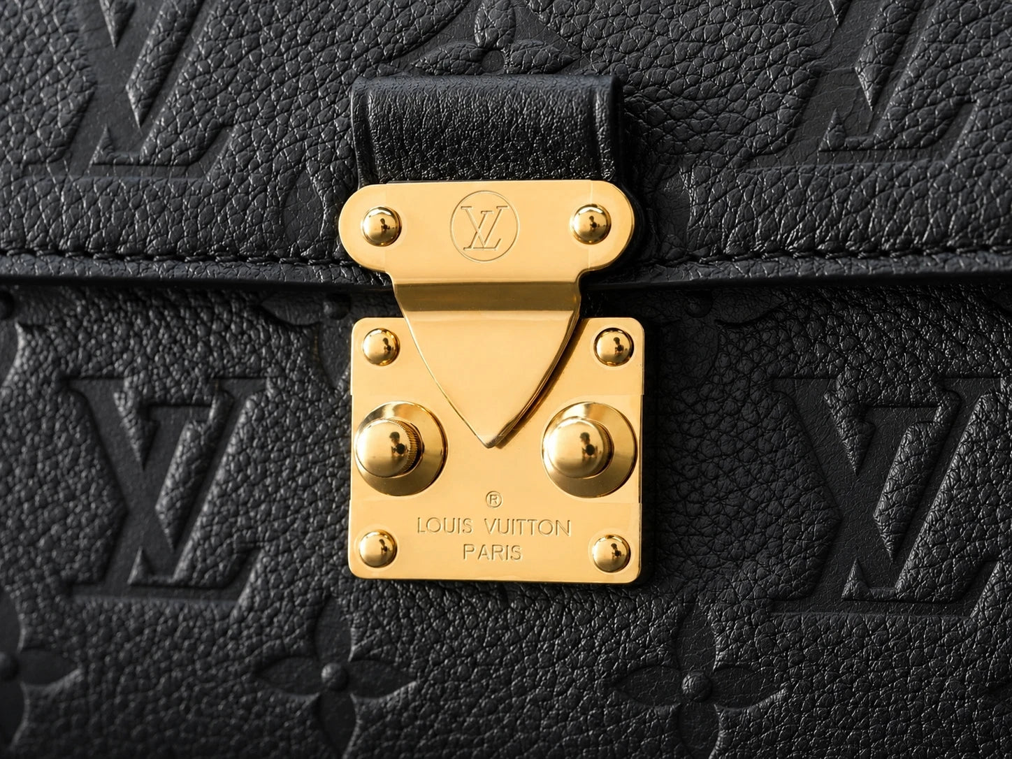 Louis Vuitton Pochette Metis East West Monogram Empreinte Chain Shoulder Bag