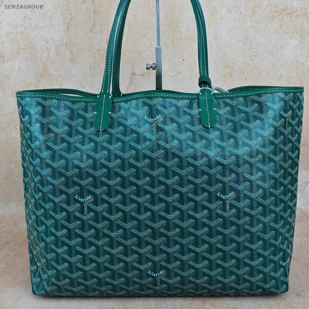 Goyard Green Silver Buckle Medium Tote Shoulder Bag Women Fashion