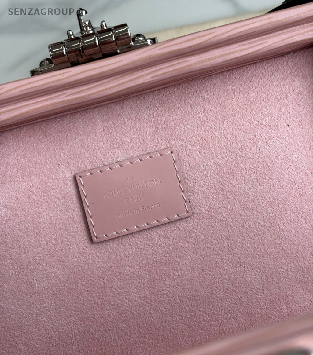 Louis Vuitton Coffret Trésor Box Sakura Pink Silver Women