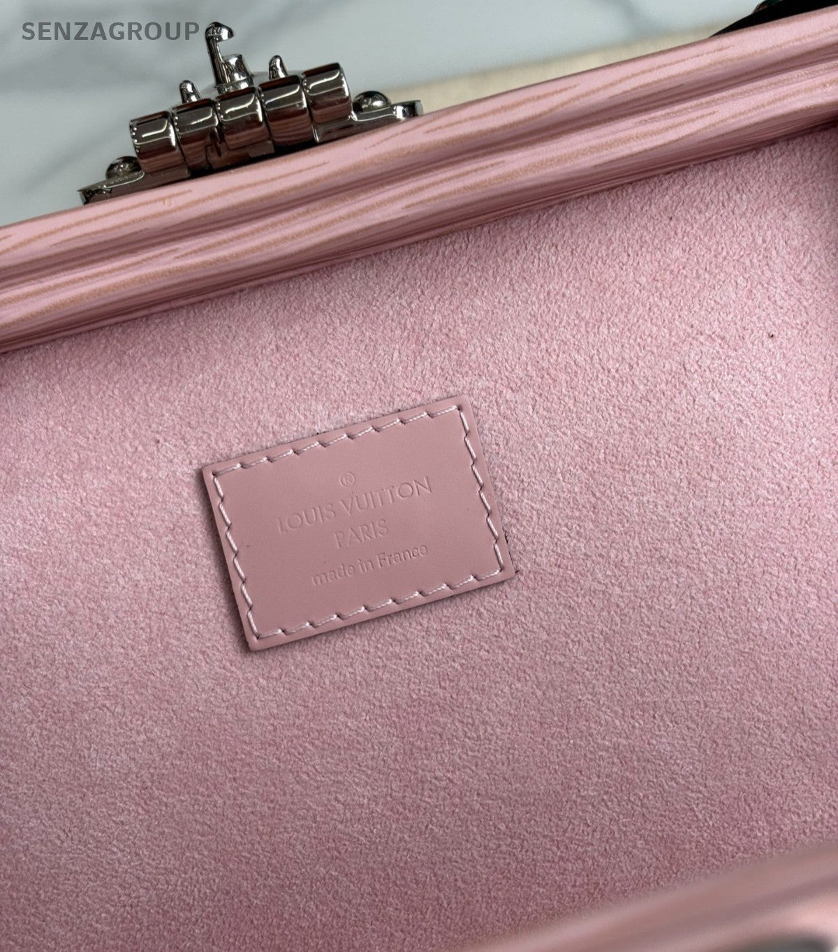 Louis Vuitton Coffret Trésor Box Sakura Pink Silver Women