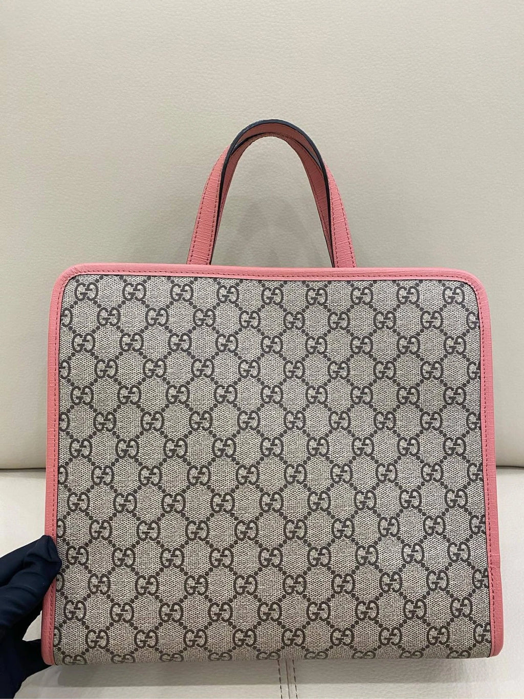 Gucci Yuko Higuochi Collab Cat Rabbit Canvas Tote Shoulder Bag For Women