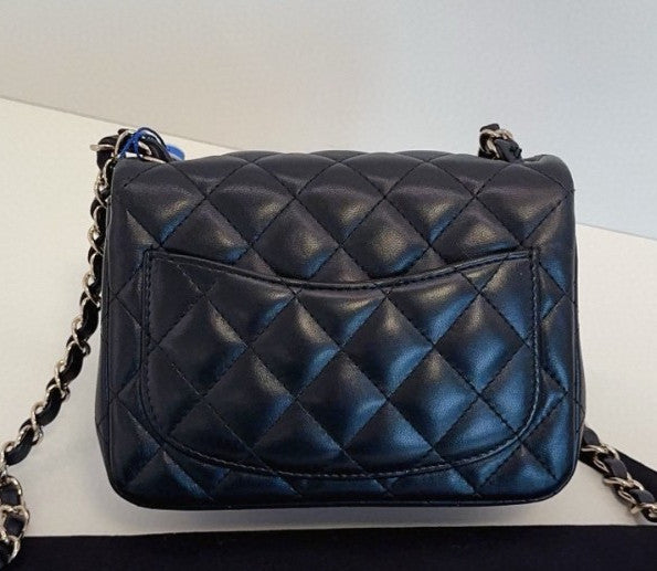 Chanel Classic Flap Chain Diamond Black Gold Shoulder Crossbody Women Fashion