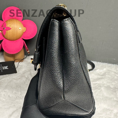 Louis Vuitton Black Gold Monogram Vivienne Medium Chain Crossbody Bag