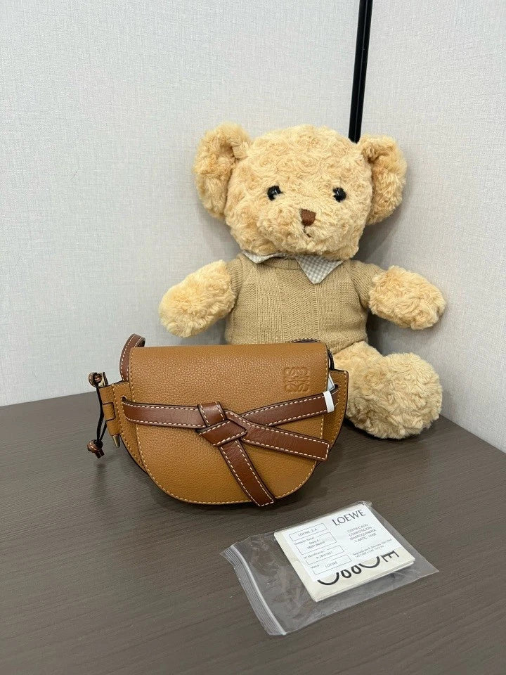 Loewe Mini Gate Saddle Crossbody Bag For Women