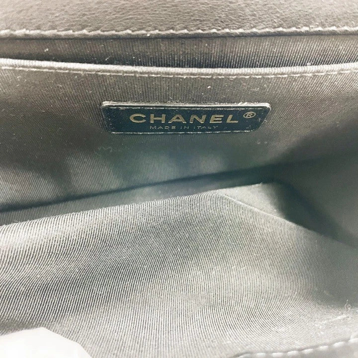 CHANEL Black Leboy Medium Shoulder Crossbody Bag For Women