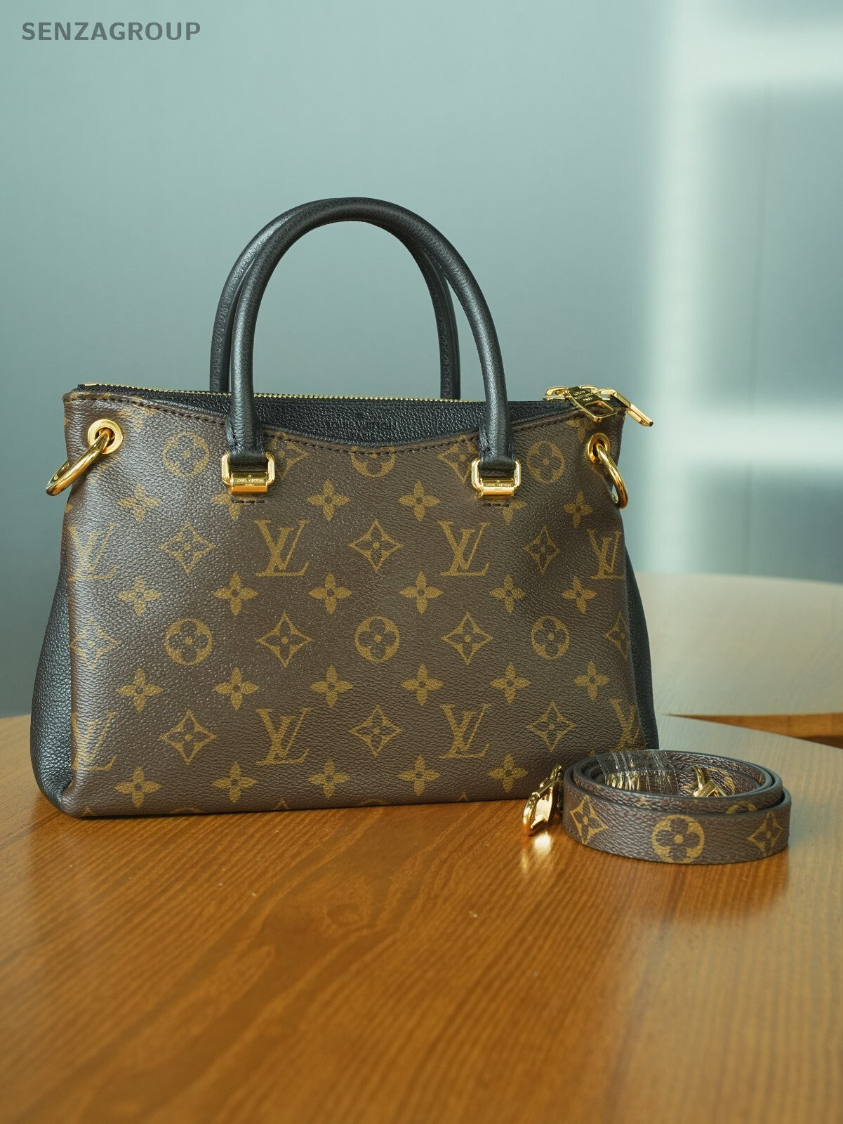 Louis Vuitton Monogram Pallas BB 2way Shoulder Hand Bag M42960