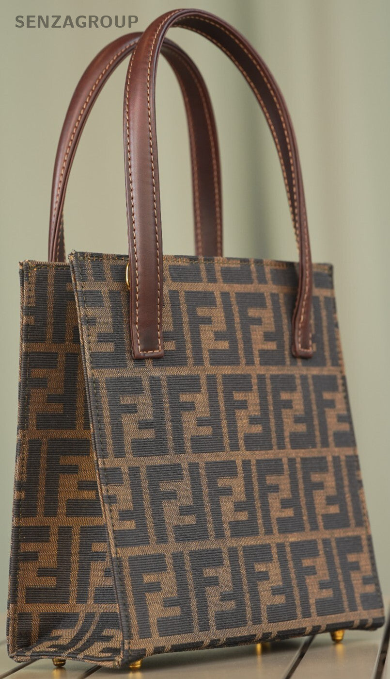 FENDI  Zucca 2way Tote Handbag Brown