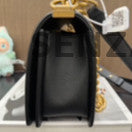 Chanel Le Boy Black Caviar Medium Quilted Chain Shoulder Bag