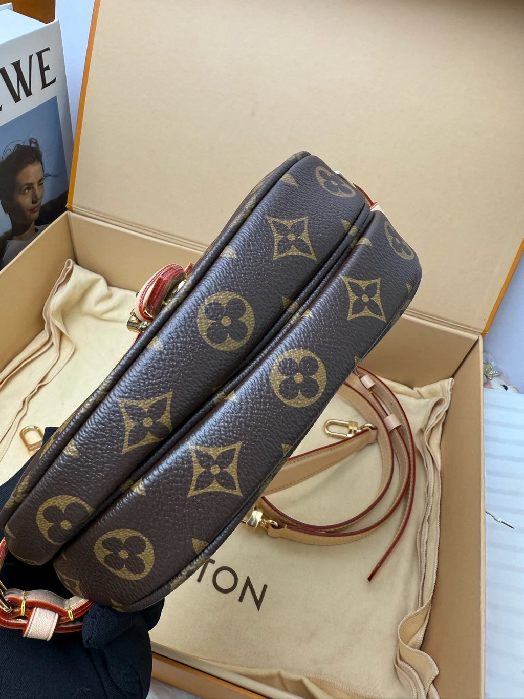 Louis Vuitton Twinstar BB Canvas Crossbody Handbag For Women