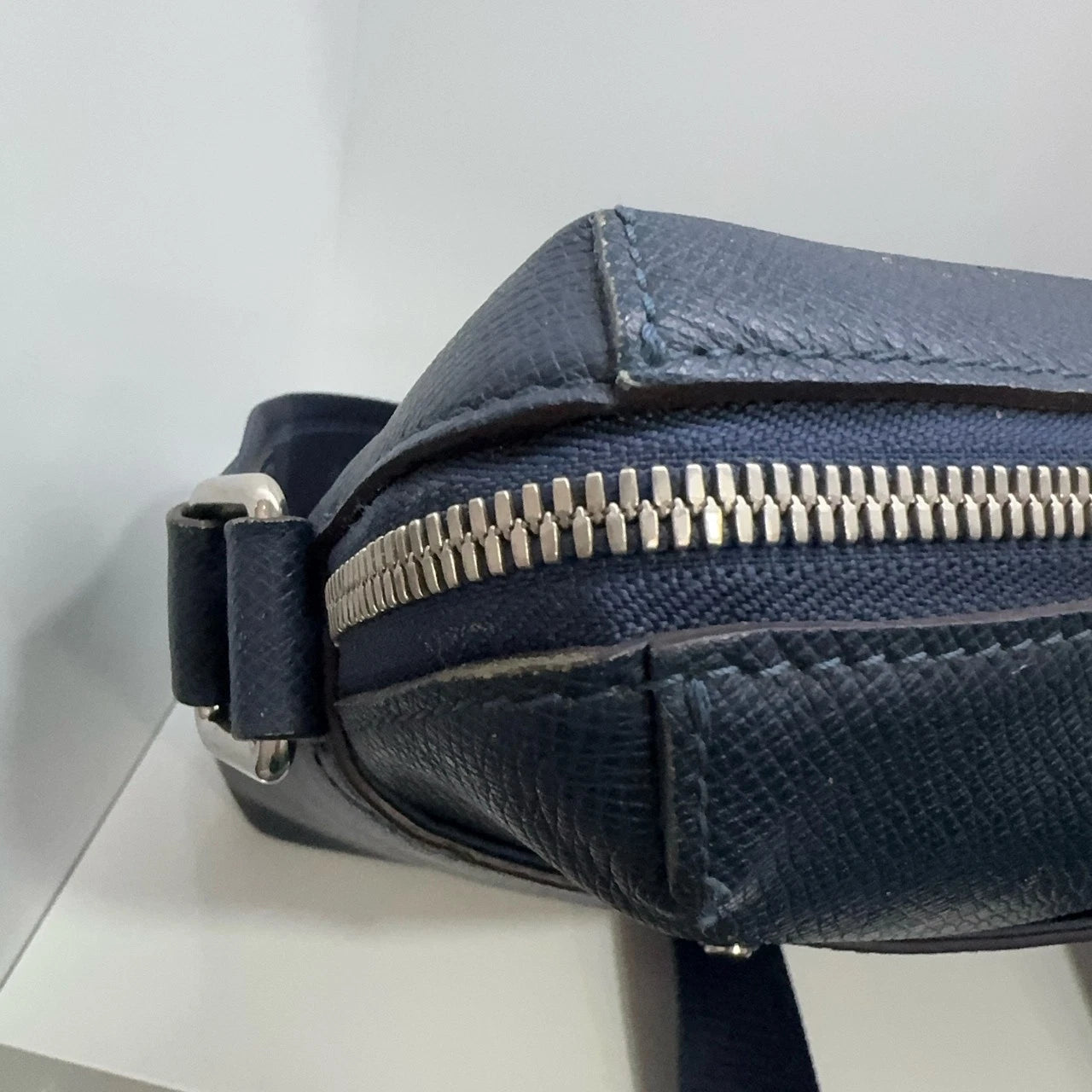 Louis Vuitton Blue Calfskin Messenger Shoulder Crossbody Bag For Women