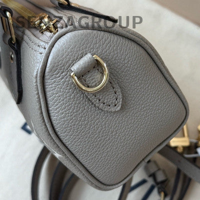 Louis Vuitton Speedy Nano Monogram Grey Gold Handbag Women Classic