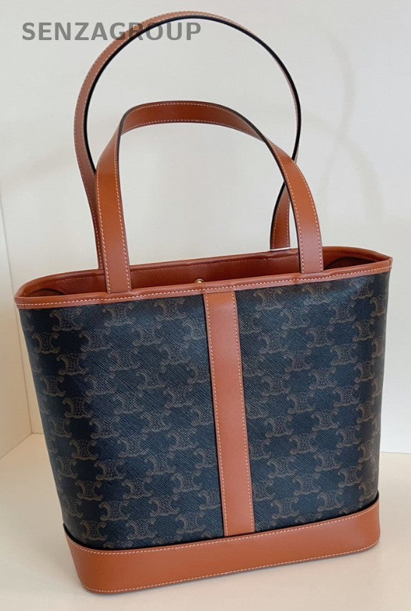 CELINE Cabas Monogram Bucket Top Handle Handbag Women Classic Almost Brand NEW