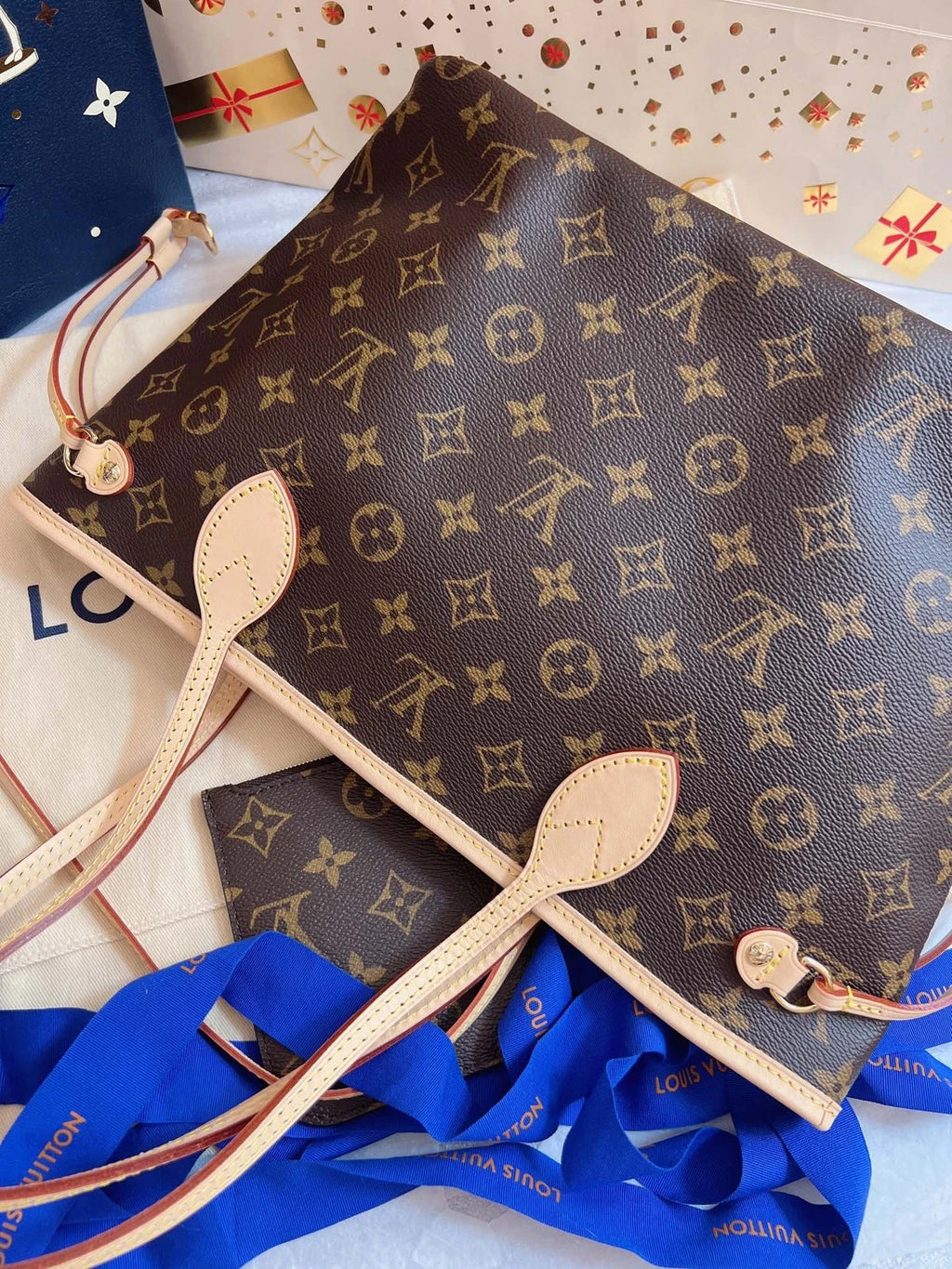 Louis Vuitton Neverfull Series PM Tote Bag Daily Shoulder Crossbody Bag