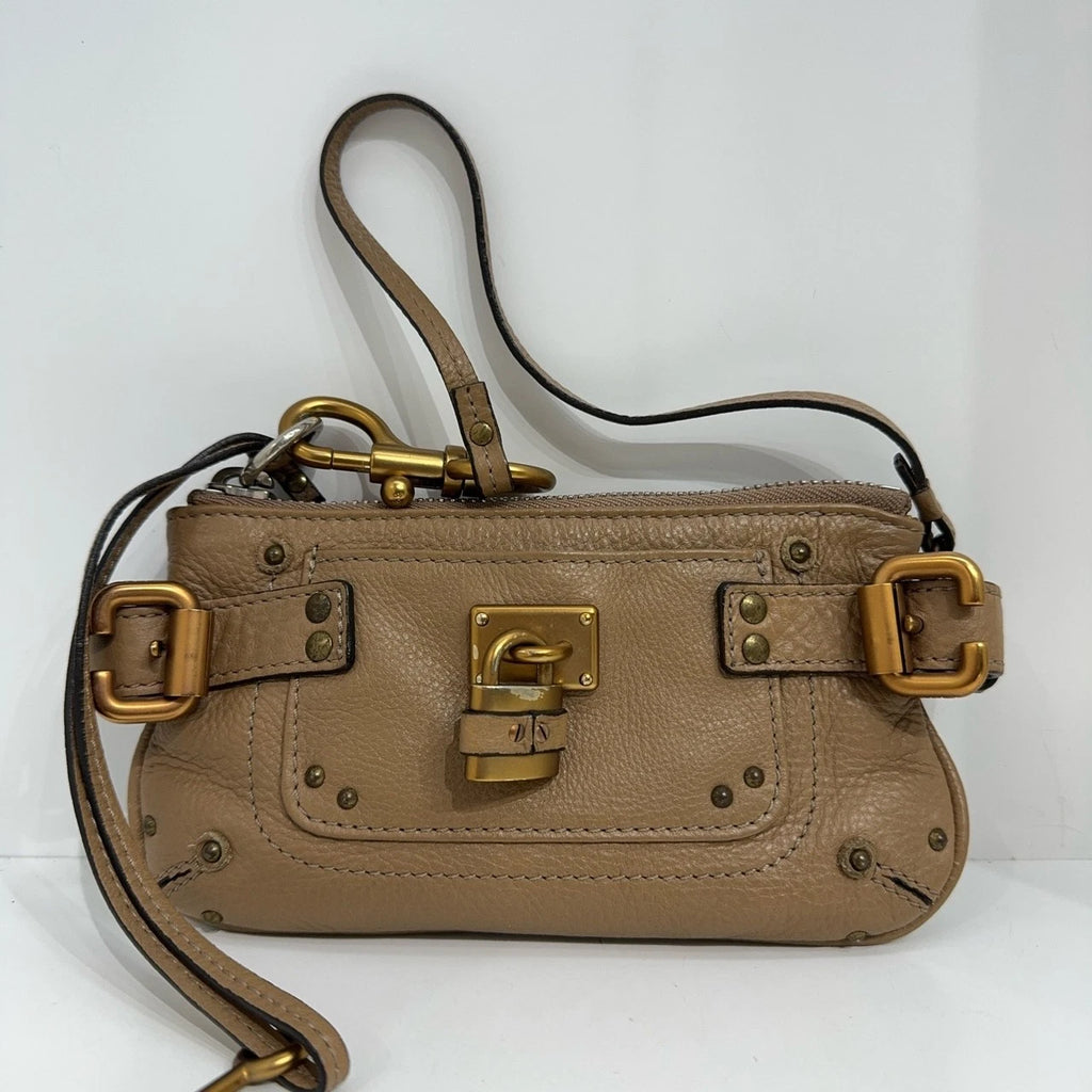 Chloe Exquisite Brown Lock Armpit Shoulder Bag For Women