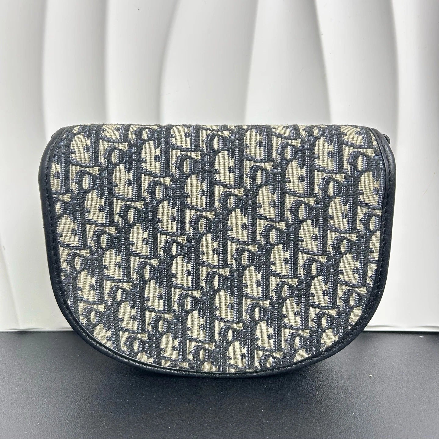 Dior Saddle Monogram Canvas Shoulder Bag Excellent