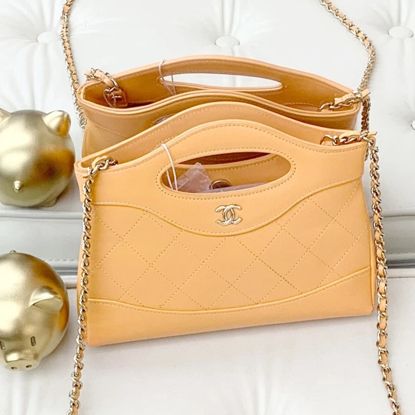 Chanel 31Bag Nano Chain Shoulder Bag Crossbody Lambskin Women Classic S