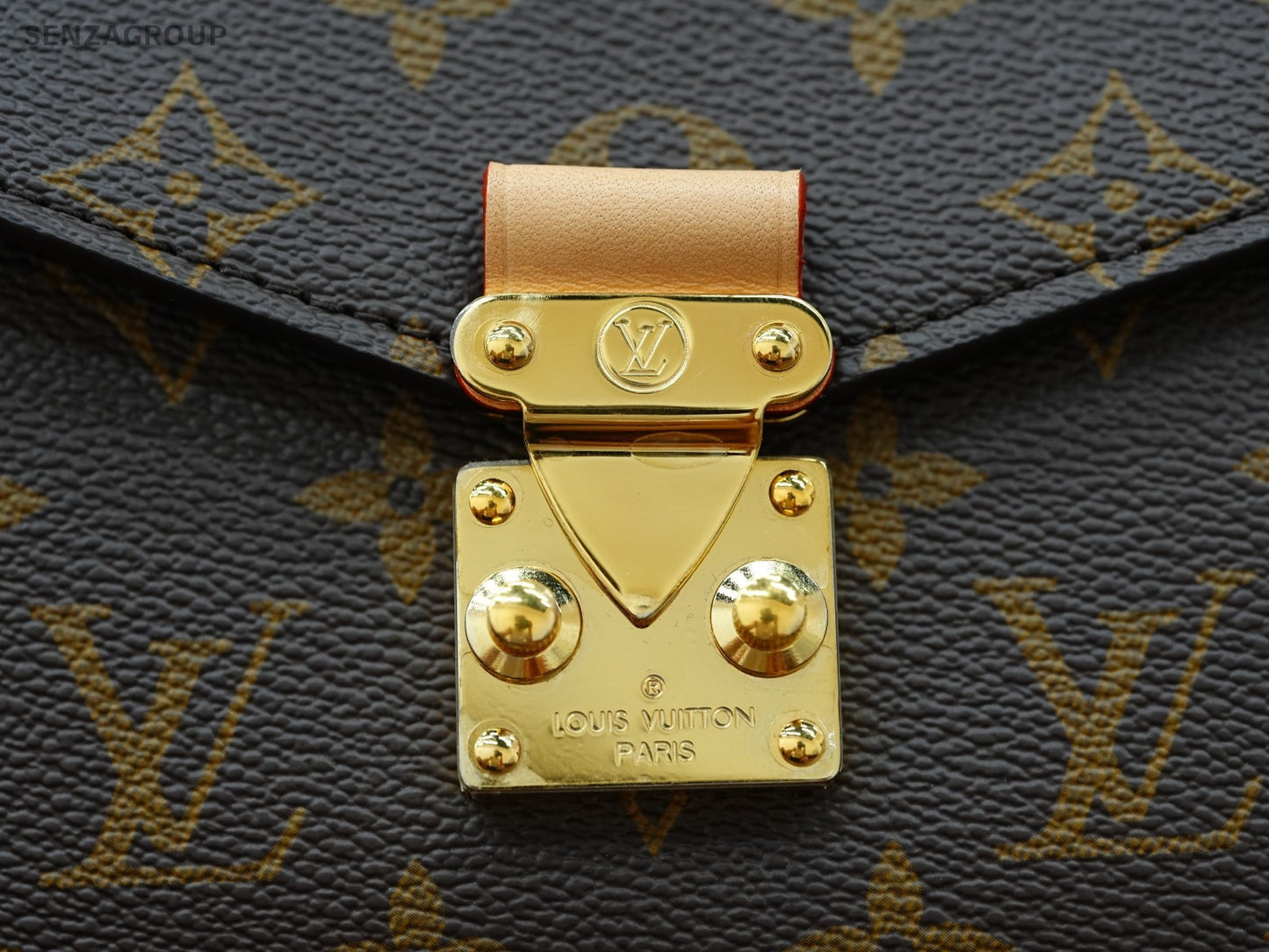 Louis Vuitton Pochette Metis East West Monogram Chain 2way Shoulder bag Brown