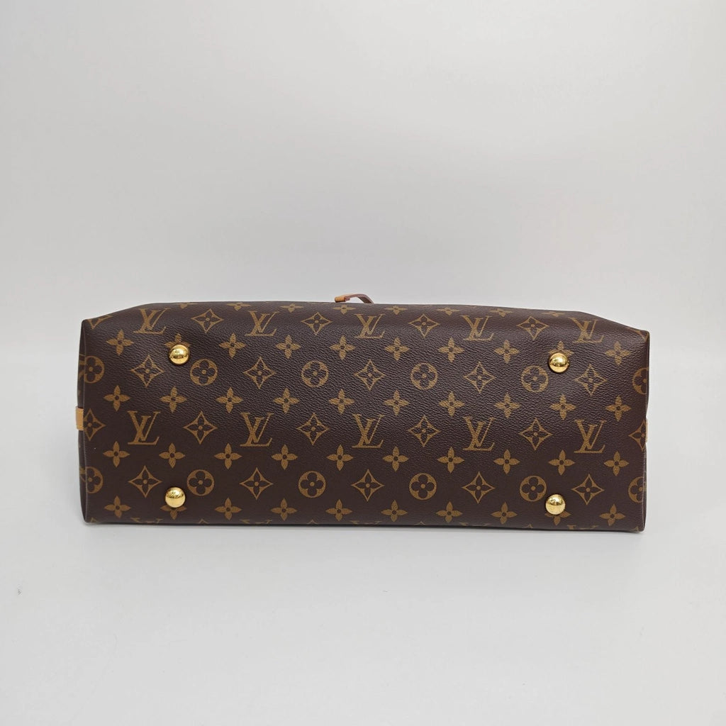 Louis Vuitton Carryall Monogram Canvas Tote Bag Excellent