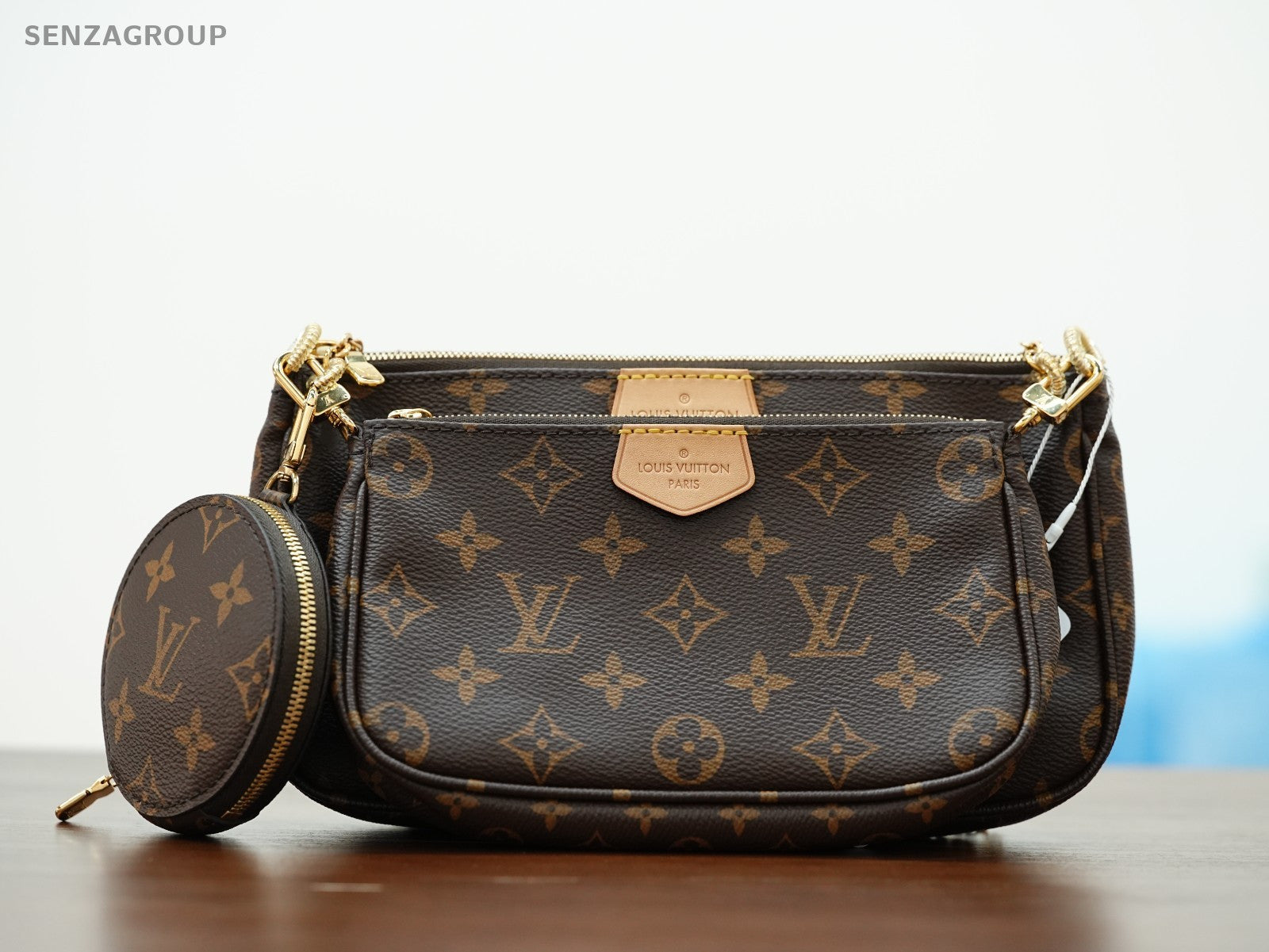 Louis Vuitton Multi Pochette Accessoires Shoulder Bag Canvas M44813