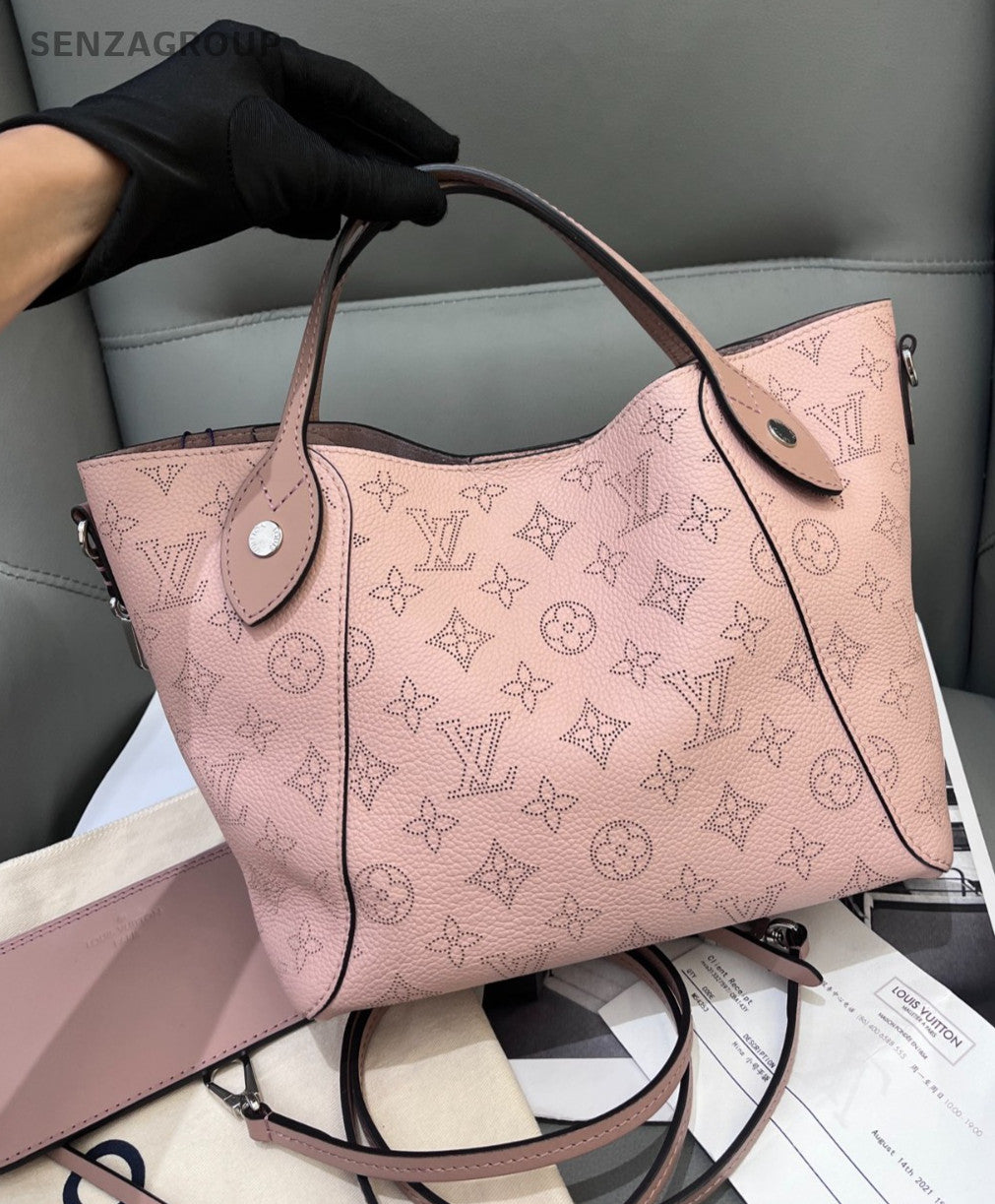 Louis Vuitton Hina Monogram Top Handle 2way Shoulder Handbag Pink Women