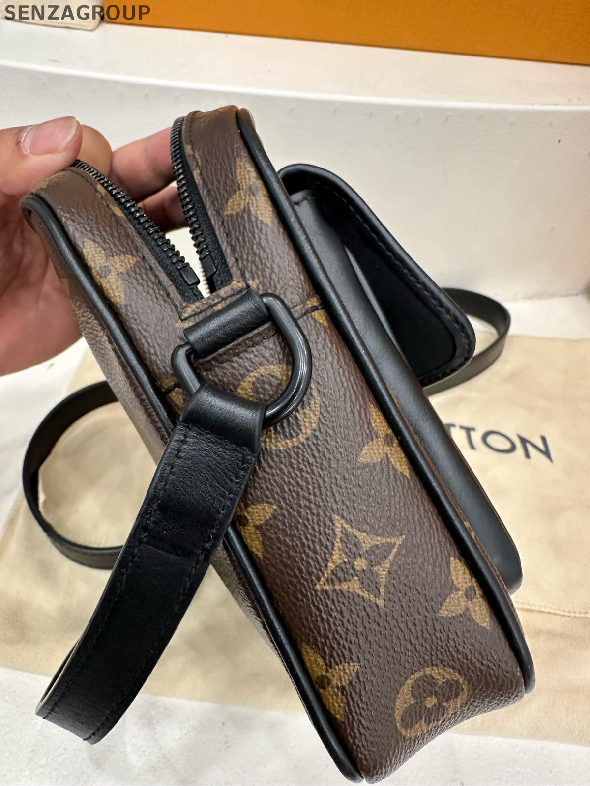 Louis Vuitton Monogram Christopher Camera Crossbody Bag Unisex Classic