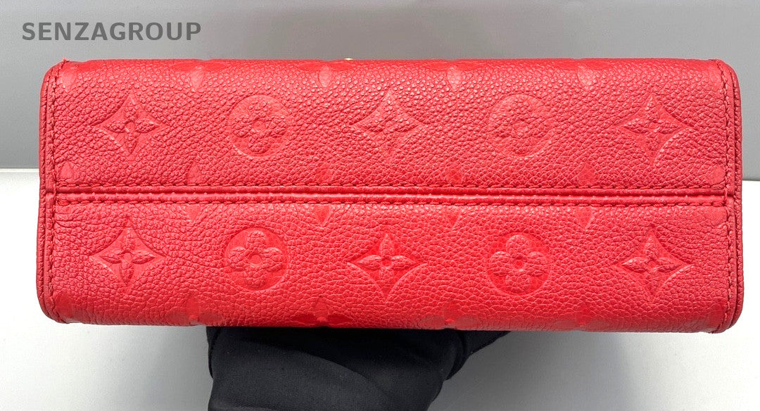 Louis Vuitton Saint Chain Strap Monogram Empreinte Shoulder bag Red Women