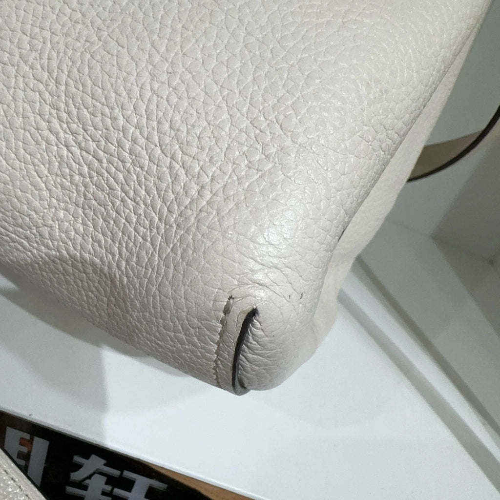 COACH Charlie 26 Polished Pebble Leather Bucket Bag For Women