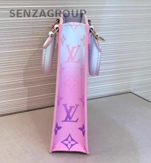 Louis Vuitton Colorful gradient color Petit Sac Plat Sunrise Paste Crossbody