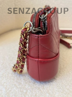 Chanel Vintage Rose Gold Mini Gabrielle Hobo Bag Classic Women