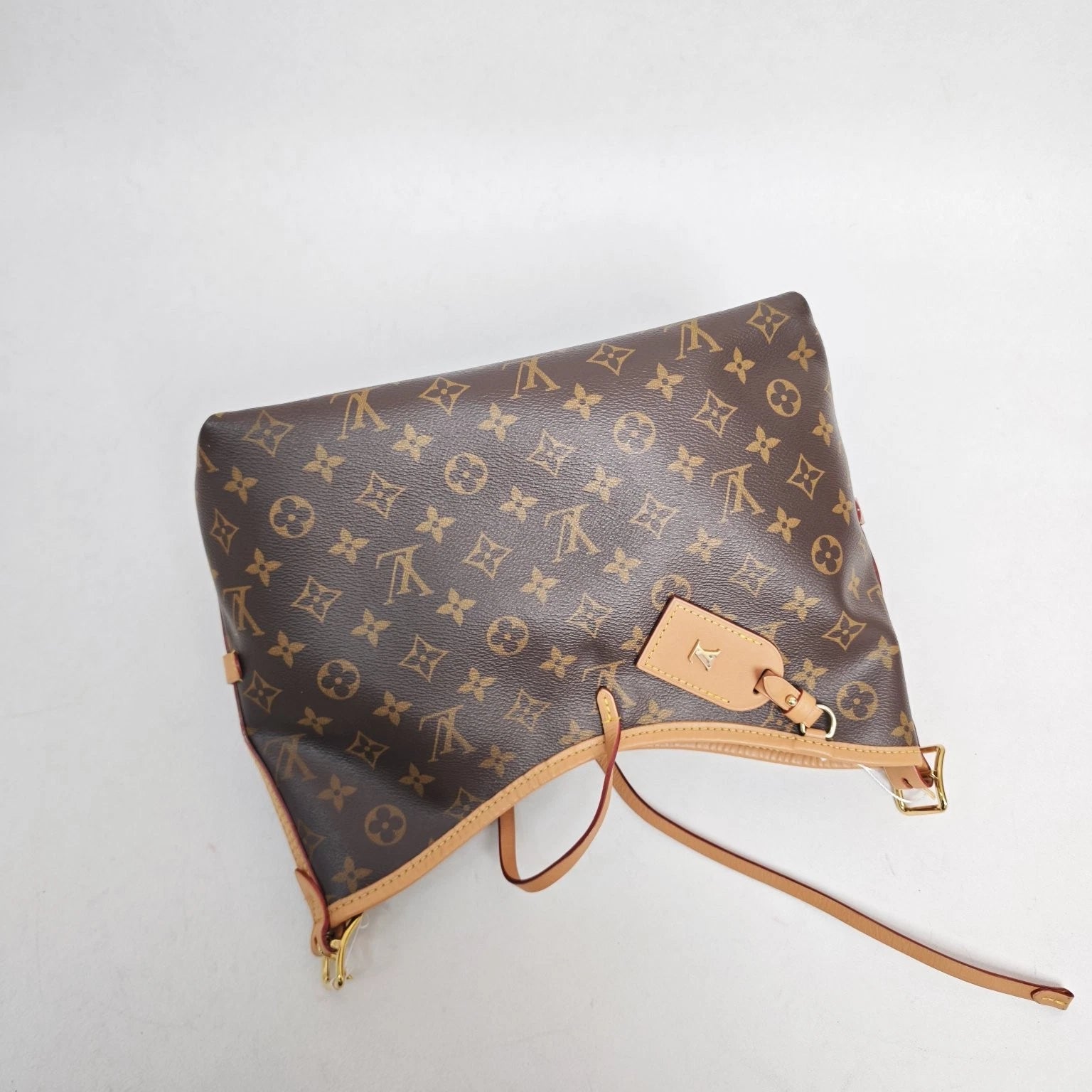 Louis Vuitton Carryall Monogram Canvas Shoulder Bag Excellent