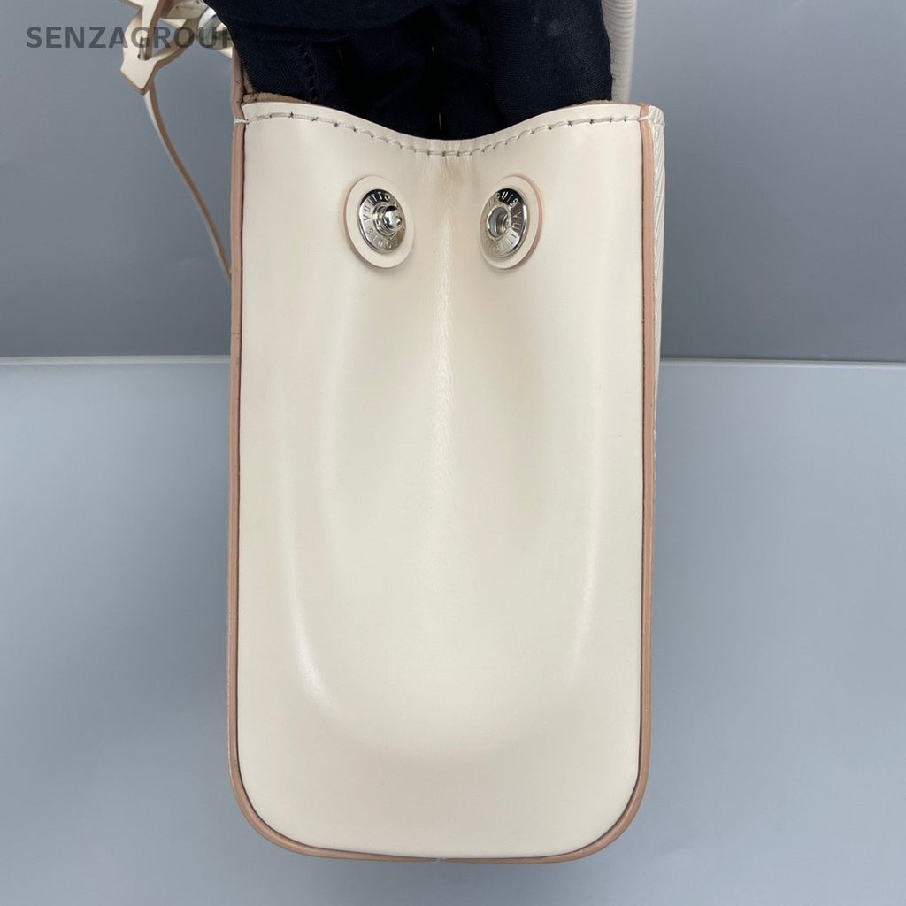 Louis Vuitton Cluny BB Epi Leather White Top Handle 2WAY Shoulder bag Women