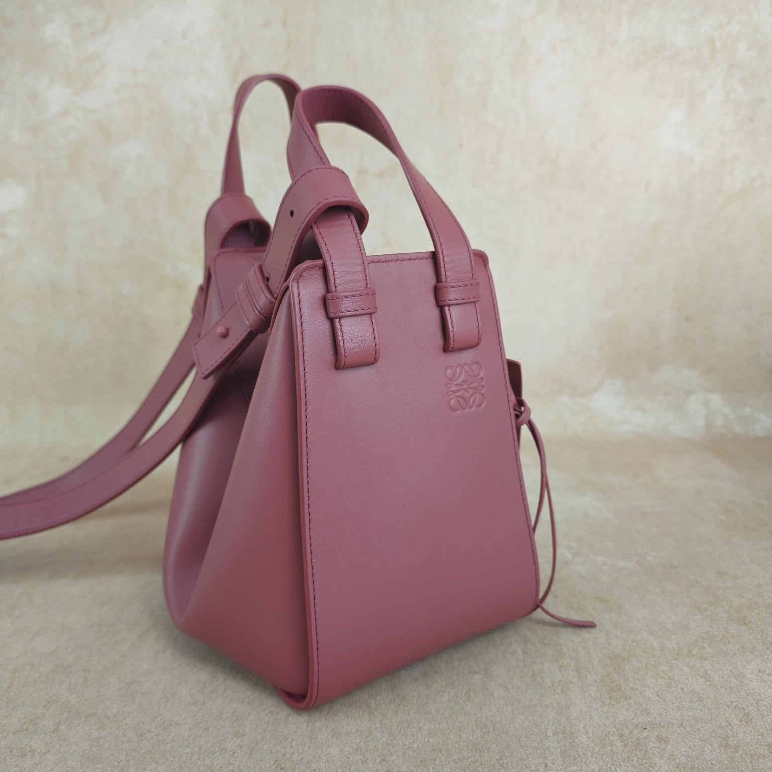Loewe Hammock Small Pink Shoulder Crossbody Bag For Women
