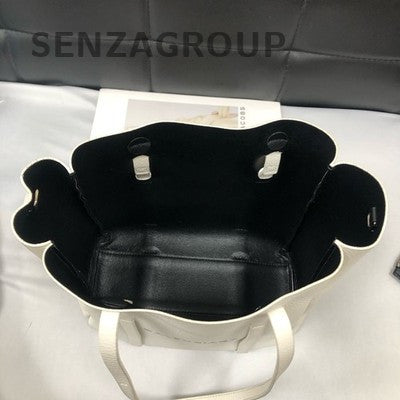 Balenciaga Leather Crossbody Bag Women's Classic Black White