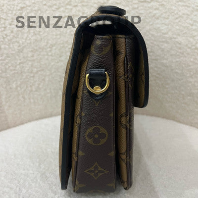 Louis Vuitton Monogram Canvas & Leather Courier Messenger Bag - Brown Gold