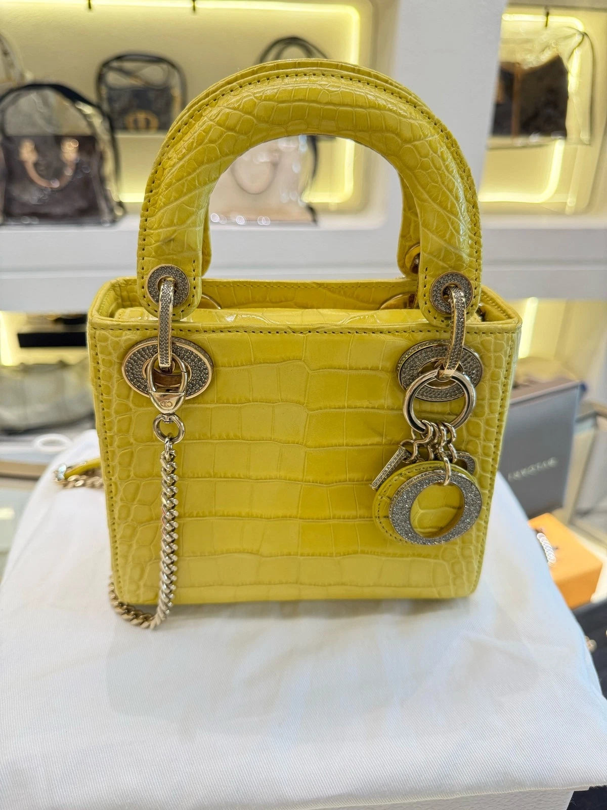 Dior 3-Grid Lady Dior Handbag For Women
